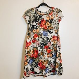 Floral T-Shirt Dress